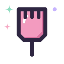 Ethernet plug icon, Lineal style