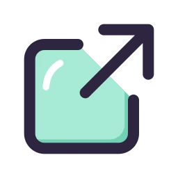 External link icon, Lineal style