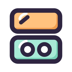 Eyeshadow icon, Lineal style