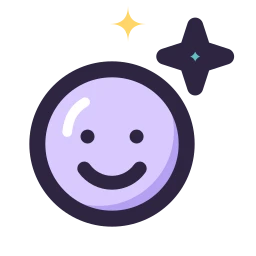 Face filter icon, Lineal style