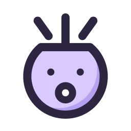 Face mind blown icon, Lineal style