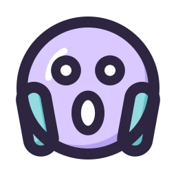 Face scream icon, Lineal style