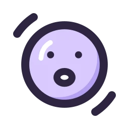 Face shaking icon, Lineal style