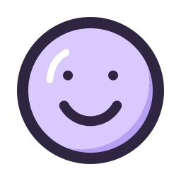 Face smile icon, Lineal style