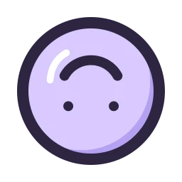 Face upside down icon, Lineal style