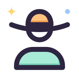 Farmer icon, Lineal style