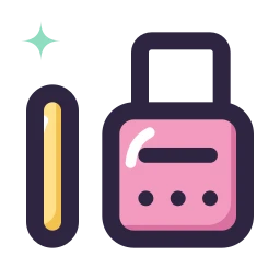 Fax icon, Lineal style