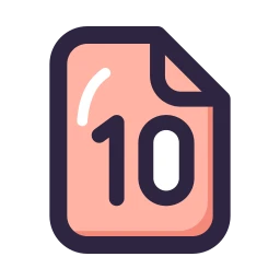 File binary icon, Lineal style