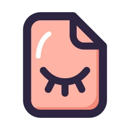 File hidden icon, Lineal style
