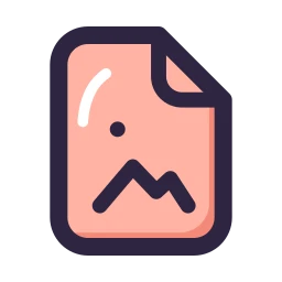 File image icon, Lineal style
