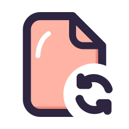 File refresh icon, Lineal style