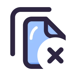 Files x icon, Lineal style