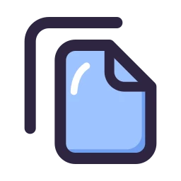 Files icon, Lineal style