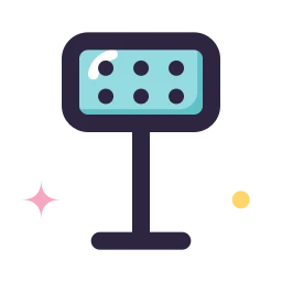 Floodlight icon, Lineal style