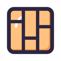 Flooring icon, Lineal style