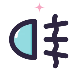 Fog light icon, Lineal style