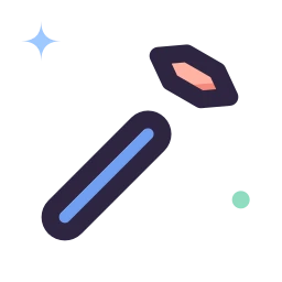 Gilli danda icon, Lineal style