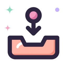 Git stash icon, Lineal style