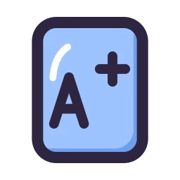 Grade icon, Lineal style