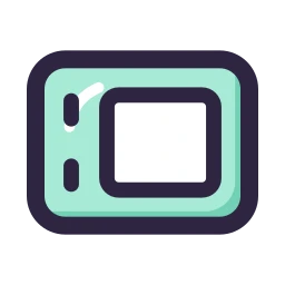 Graphics tablet icon, Lineal style