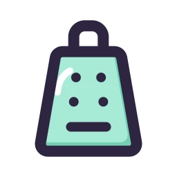 Grater icon, Lineal style