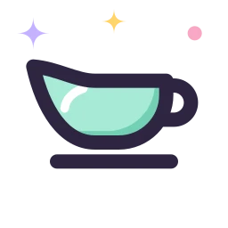 Gravy boat icon, Lineal style