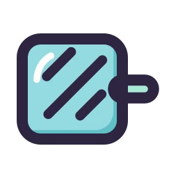 Grill pan icon, Lineal style
