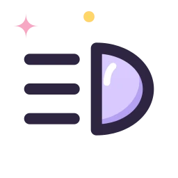 Headlights icon, Lineal style