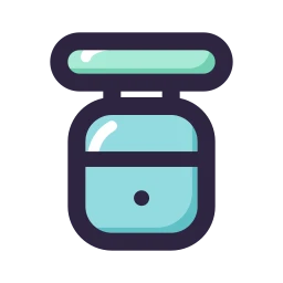 Hiking backpack icon, Lineal style