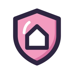 Home insurance icon, Lineal style