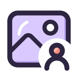 Image user icon, Lineal style