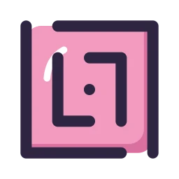 Maze icon, Lineal style