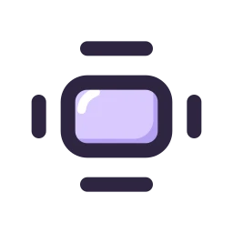 Meeting table icon, Lineal style