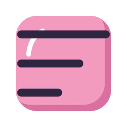 Menu left icon, Lineal style