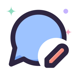 Message edit icon, Lineal style
