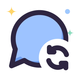 Message refresh icon, Lineal style
