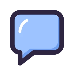 Message square icon, Lineal style