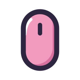 Mouse icon, Lineal style