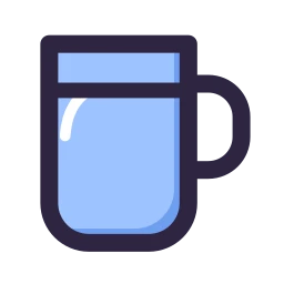 Mug icon, Lineal style