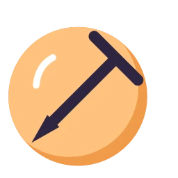 Nail icon, Lineal style