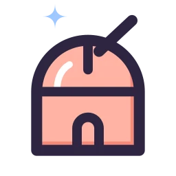 Observatory icon, Lineal style