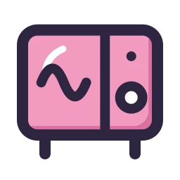 Oscilloscope icon, Lineal style