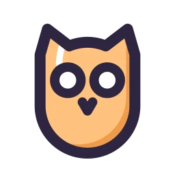 Owl icon, Lineal style