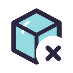 Package x icon, Lineal style