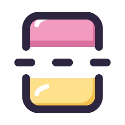 Page break icon, Lineal style