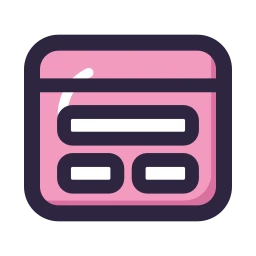 Page builder icon, Lineal style