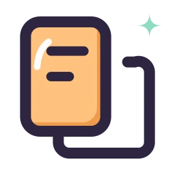 Paper size icon, Lineal style