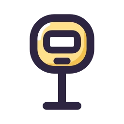 Parking meter icon, Lineal style
