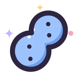Peanut icon, Lineal style