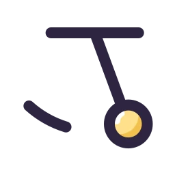 Pendulum icon, Lineal style